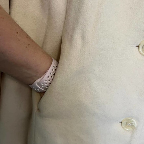 CHADWICKS Off-White Ivory Long 3 button Jacket S - Picture 3 of 9